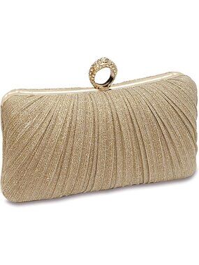 Elegant Evening Clutch Purse with Removable Chain Strap - Perfect for Wedding